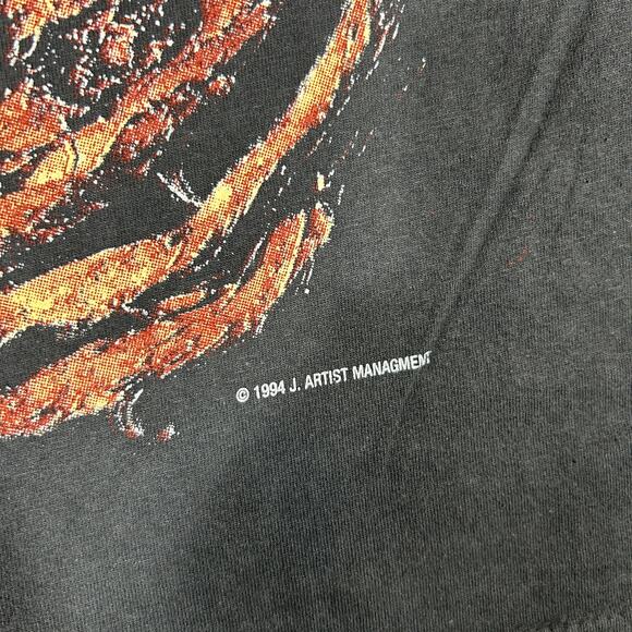 Vintage NIN 1995 Nine Inch Nails Further Down The Spiral Large Reprint T-Shirt - Picture 5 of 9